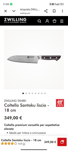 Zwilling tanrei coltello - tanrei,